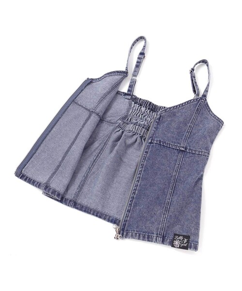 ZIDDY（ジディ）の「デニムビスチェ＆TシャツSET(130~160cm)（その他トップス・キッズ・パープル/ブルー・140cm/150cm/FREE/130cm）」の21枚目の写真