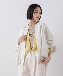 NANO universe（ナノユニバース）の「撥水加工 ドロストヘムリブブルゾン（ブルゾン）」