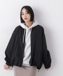 NANO universe（ナノユニバース）の「撥水加工 ドロストヘムリブブルゾン（ブルゾン）」