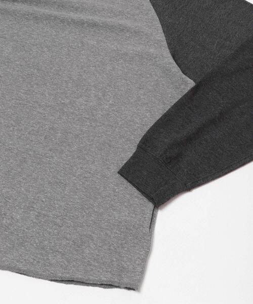 FORK&SPOON(フォークアンドスプーン)の「FORK&SPOON ベースボールロングスリーブTシャツ(Tシャツ/カットソー・メンズ・ブルー系その他/グレー系その他・5/4)」の11枚目の写真