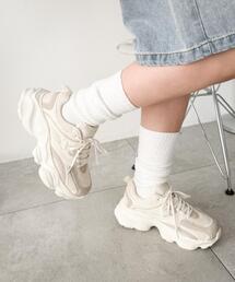 WEGO | WEGO/【26年春新作】メッシュコンビ厚底スニーカー(スニーカー)