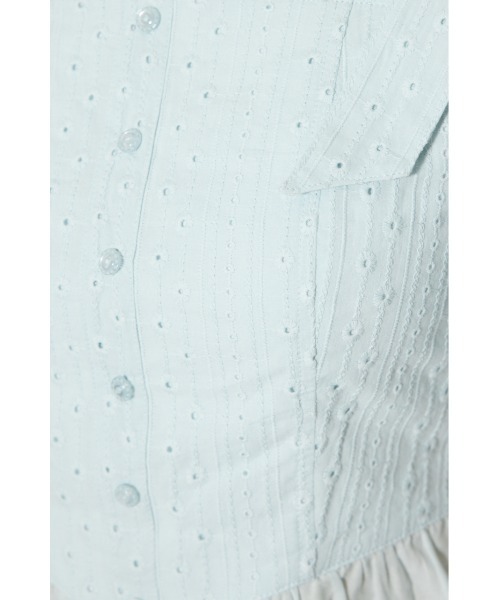 rienda（リエンダ）の「コットンレースブラウス 春服（シャツ/ブラウス・レディース・ライトブルー/ホワイト/レッド・SMALL/MEDIUM）」の21枚目の写真