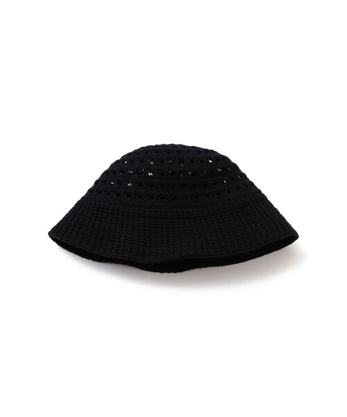 Ray BEAMS（レイビームス）の「サーモ ハット 2026（ハット・レディース・ブラック/アイボリー・ONE SIZE）」の2枚目の写真