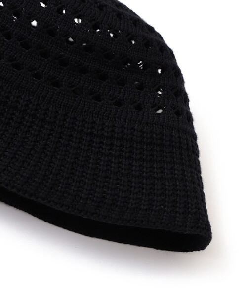 Ray BEAMS（レイビームス）の「サーモ ハット 2026（ハット・レディース・ブラック/アイボリー・ONE SIZE）」の6枚目の写真
