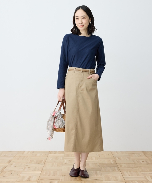 DECOY SINCE 1981(デコイシンスイチキュウハチイチ)の「【chiyoさんコラボ】ロンドンマーチコイくんジャガードTシャツ【オーガニックコットンブレンド・大きいサイズあり】(Tシャツ/カットソー・レディース・アイボリー/ピンク/ネイビー・M/L/LL/3L/4L)」の11枚目の写真