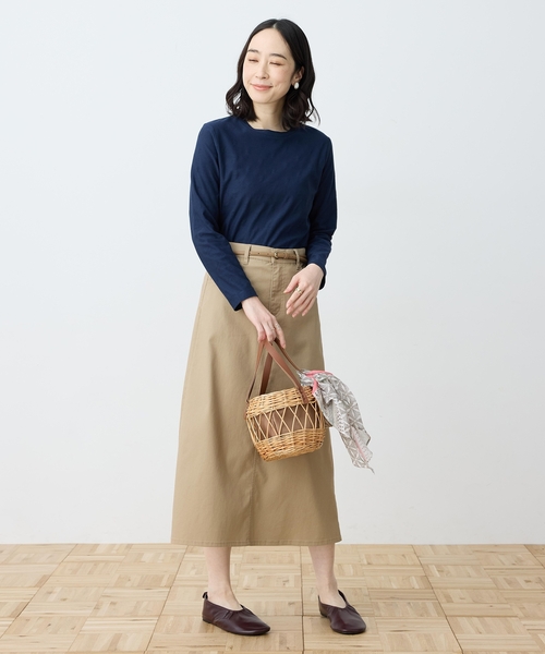 DECOY SINCE 1981(デコイシンスイチキュウハチイチ)の「【chiyoさんコラボ】ロンドンマーチコイくんジャガードTシャツ【オーガニックコットンブレンド・大きいサイズあり】(Tシャツ/カットソー・レディース・アイボリー/ピンク/ネイビー・M/L/LL/3L/4L)」の12枚目の写真