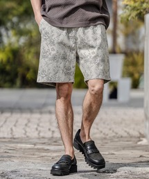 CAMBIO（カンビオ）の「mp14716- Floral Jacquard Denim Short Pants ショートパンツ(CAM26SS-003)（その他パンツ）」