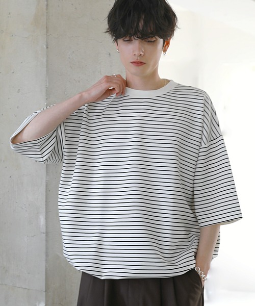 ETELIO(エテリオ)の「【25SS】マルチファンクショナリードレープポンチTシャツ 【ドローコード付き】(Tシャツ/カットソー・メンズ・ブラック/ブラック系/ホワイト/ホワイト系/ブルーグレー/ワイン・L/M/S/XL/XS)」の21枚目の写真