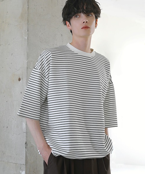 ETELIO(エテリオ)の「【25SS】マルチファンクショナリードレープポンチTシャツ 【ドローコード付き】(Tシャツ/カットソー・メンズ・ブラック/ブラック系/ホワイト/ホワイト系/ブルーグレー/ワイン・L/M/S/XL/XS)」の20枚目の写真