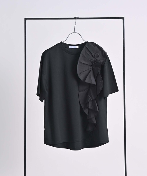 RAW FUDGE(ローファッジ)の「モチーフデザインTシャツ(Tシャツ/カットソー・レディース・オフホワイト/チャコールグレー/ブラック・M)」の9枚目の写真