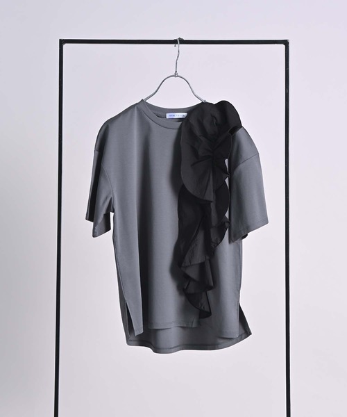 RAW FUDGE(ローファッジ)の「モチーフデザインTシャツ(Tシャツ/カットソー・レディース・オフホワイト/チャコールグレー/ブラック・M)」の10枚目の写真