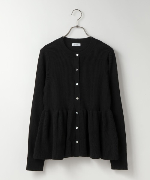 LOWRYS FARM（ローリーズファーム）の「ペプラムニットカーディガン　661234（カーディガン/ボレロ・レディース・アイボリー/ブラック/レッド/グレー・FREE）」の17枚目の写真