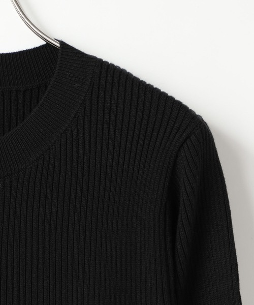 LOWRYS FARM（ローリーズファーム）の「ペプラムニットカーディガン　661234（カーディガン/ボレロ・レディース・アイボリー/ブラック/レッド/グレー・FREE）」の8枚目の写真