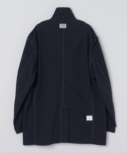 SHIPS（シップス）の「SHIPS: AUTHENTIC サッカー ジャケット（テーラードジャケット・メンズ・ネイビー・LARGE/MEDIUM/SMALL）」の4枚目の写真