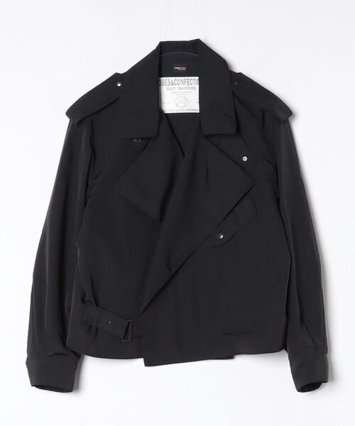 ROYAL FLASH（ロイヤルフラッシュ）の「＠ＣＯＲＤＵＲＡ　シャンブレータフタジャケット（その他アウター・レディース・オリーブ系/ブラック/ゴールド・1）」の2枚目の写真