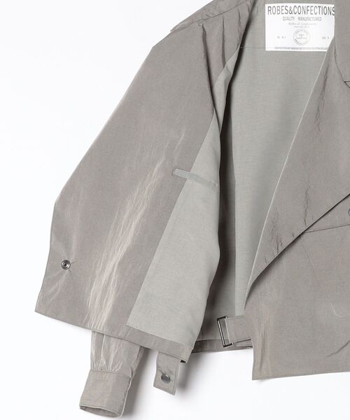 ROYAL FLASH（ロイヤルフラッシュ）の「＠ＣＯＲＤＵＲＡ　シャンブレータフタジャケット（その他アウター・レディース・オリーブ系/ブラック/ゴールド・1）」の5枚目の写真