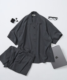 FREAK'S STORE（フリークスストア）の「限定展開 リラックスフィット リネンタッチ セットアップ/オープンカラーシャツ/ワイドスラックス（シャツ/ブラウス）」