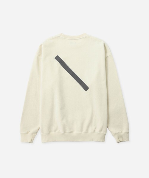 Saturdays NYC（サタデーズ ニューヨークシティ ）の「Bowery Garment Dyed Slash Sweatshirt（スウェット・メンズ・グリーン/チャコールグレー/サックスブルー/キナリ・M/L/XL/S）」の10枚目の写真