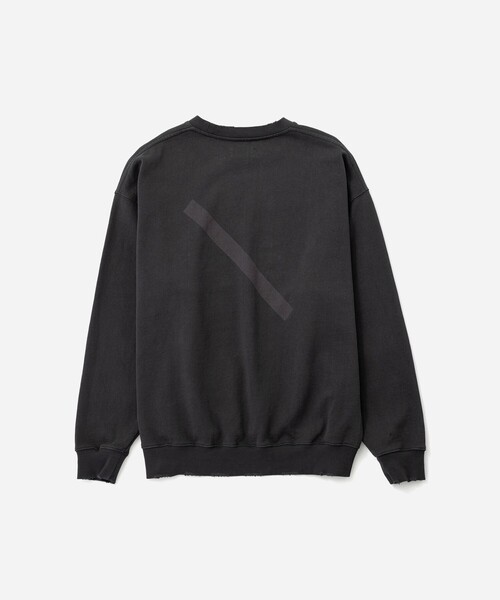 Saturdays NYC（サタデーズ ニューヨークシティ ）の「Bowery Garment Dyed Slash Sweatshirt（スウェット・メンズ・グリーン/チャコールグレー/サックスブルー/キナリ・M/L/XL/S）」の9枚目の写真