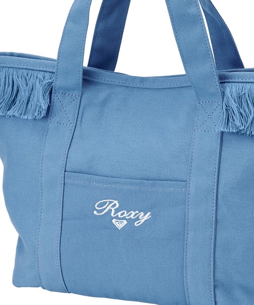 ROXY(ロキシー)の「ROXY/ロキシー トートバック CHEERFUL TOTE RBG261312(トートバッグ・レディース・オフホワイト/ブルー・FREE)」の5枚目の写真