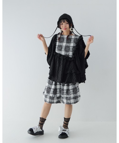 unica(ユニカ)の「フリンジカラーポケットショートパンツ laides(その他パンツ・レディース・ホワイト系その他/マスタード/ブラック・F)」の4枚目の写真