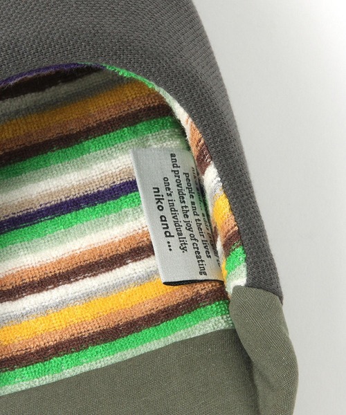 niko and...（ニコアンド）の「ニコロゴルームシューズ（ルームシューズ/スリッパ・レディース・アイボリー/チャコール/グリーン・MEDIUM/LARGE）」の16枚目の写真