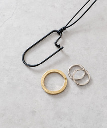 SENTI（センティ）の「SENTI センティ / BRASS KEY RING OV×N/S / 真鍮キーリングOV ネックストラップ / 2057（ネックレス）」