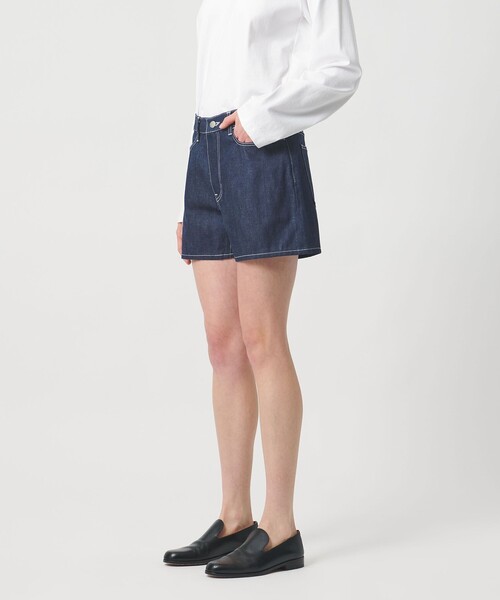 LOEFF(ロエフ)の「<LOEFF>13OZ ショート デニム パンツ(デニムパンツ・レディース・ネイビー・0/1)」の6枚目の写真