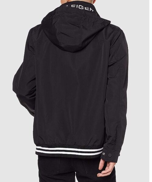 TOMMY HILFIGER（トミーヒルフィガー）の「【オンライン限定】ロゴナイロンブルゾン/ REGATTA JACKET（ナイロンジャケット・メンズ・ネイビー/ブラック・MEDIUM/LARGE/SMALL/X-LARGE）」の6枚目の写真