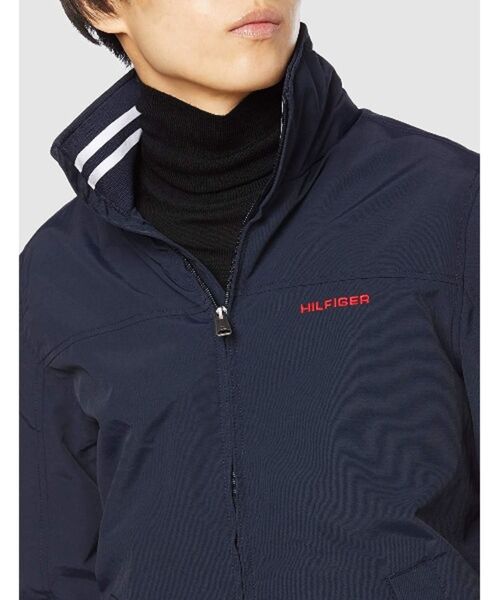 TOMMY HILFIGER（トミーヒルフィガー）の「【オンライン限定】ロゴナイロンブルゾン/ REGATTA JACKET（ナイロンジャケット・メンズ・ネイビー/ブラック・MEDIUM/LARGE/SMALL/X-LARGE）」の11枚目の写真