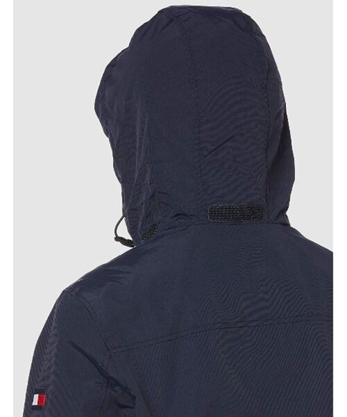 TOMMY HILFIGER（トミーヒルフィガー）の「【オンライン限定】ロゴナイロンブルゾン/ REGATTA JACKET（ナイロンジャケット・メンズ・ネイビー/ブラック・MEDIUM/LARGE/SMALL/X-LARGE）」の12枚目の写真