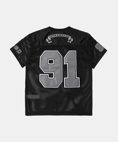 BADBLOOD(バッドブラッド)の「ワークショップネットラグビージャージ - ブラック(Tシャツ/カットソー・レディース・その他・M/L/XL)」の3枚目の写真