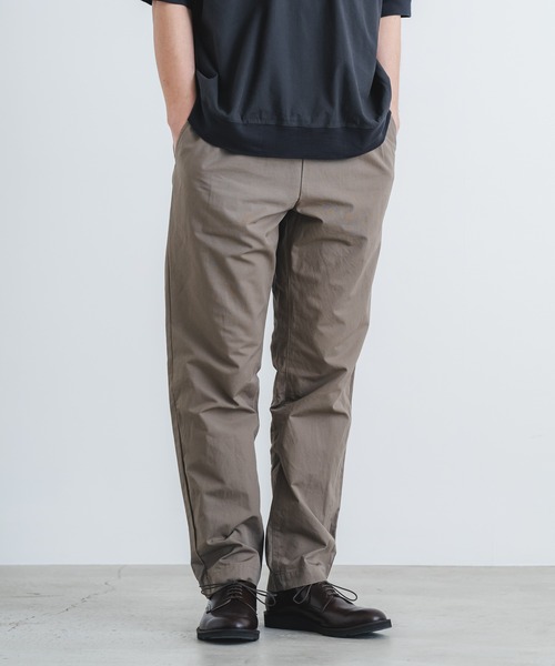 quadro(クオドロ)の「綿麻ウェザーイージーパンツ(その他パンツ・メンズ・チャコール/モカ/ベージュ・MEDIUM)」の2枚目の写真