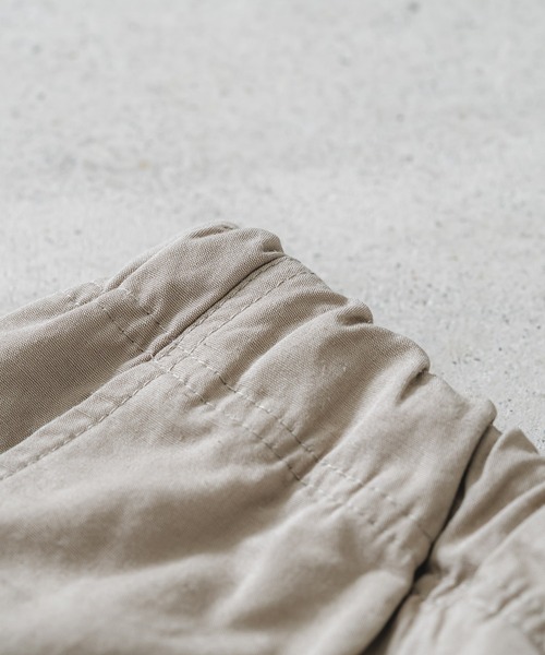 quadro(クオドロ)の「綿麻ウェザーイージーパンツ(その他パンツ・メンズ・チャコール/モカ/ベージュ・MEDIUM)」の9枚目の写真