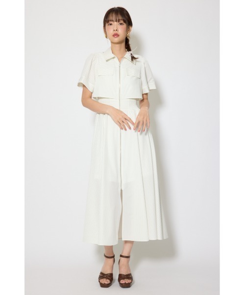rienda(リエンダ)の「【伝説のバズりワンピ】バストフレアワンピース 春服 夏服(ワンピース・レディース・ホワイト系その他/ピンク/ブラック/ライトブルー・SMALL/MEDIUM)」の8枚目の写真
