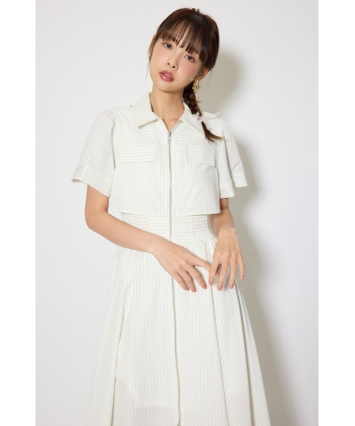 rienda(リエンダ)の「【伝説のバズりワンピ】バストフレアワンピース 春服 夏服(ワンピース・レディース・ホワイト系その他/ピンク/ブラック/ライトブルー・SMALL/MEDIUM)」の11枚目の写真