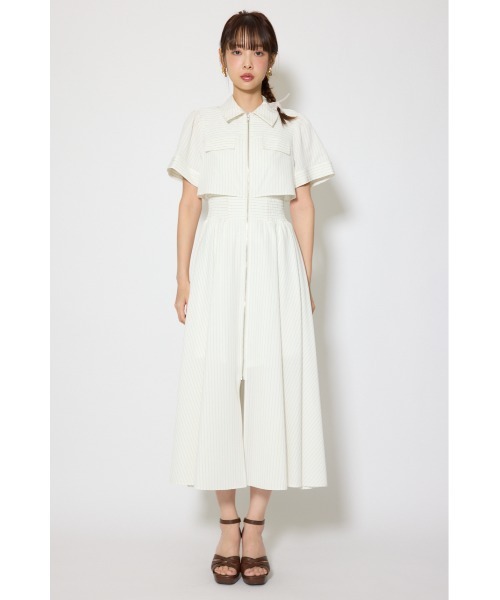 伝説のバズりワンピ】バストフレアワンピース 春服 夏服（ワンピース