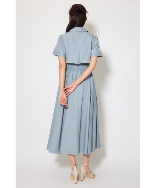 伝説のバズりワンピ】バストフレアワンピース 春服 夏服（ワンピース