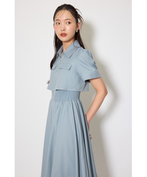 rienda(リエンダ)の「【伝説のバズりワンピ】バストフレアワンピース 春服 夏服(ワンピース・レディース・ホワイト系その他/ピンク/ブラック/ライトブルー・SMALL/MEDIUM)」の12枚目の写真