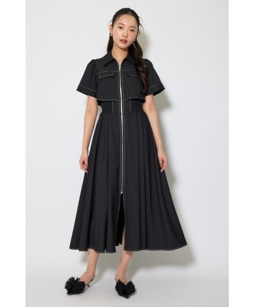 【伝説のバズりワンピ】バストフレアワンピース　春服　夏服 伝説のバズりワンピ】バストフレアワンピース 春服 夏服（ワンピース