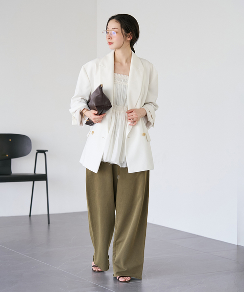 plage（プラージュ）の「PEAKED LAPEL ジャケット（テーラードジャケット・レディース・ホワイト系その他/ベージュ・38/36）」の5枚目の写真