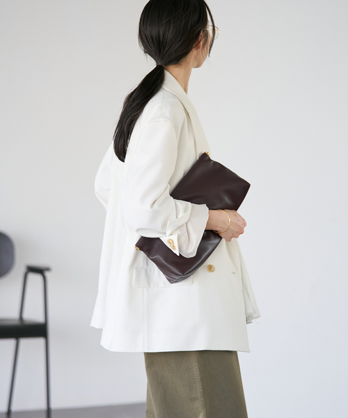 plage（プラージュ）の「PEAKED LAPEL ジャケット（テーラードジャケット・レディース・ホワイト系その他/ベージュ・38/36）」の12枚目の写真