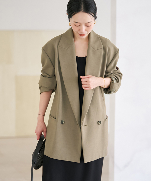 plage（プラージュ）の「PEAKED LAPEL ジャケット（テーラードジャケット・レディース・ホワイト系その他/ベージュ・38/36）」の18枚目の写真