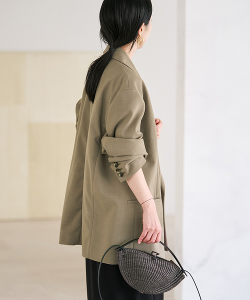 plage（プラージュ）の「PEAKED LAPEL ジャケット（テーラードジャケット・レディース・ホワイト系その他/ベージュ・38/36）」の20枚目の写真