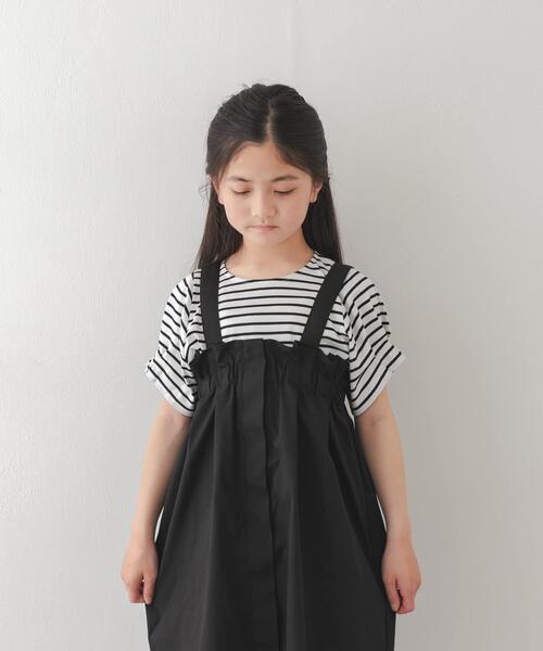 URBAN RESEARCH DOORS(アーバンリサーチドアーズ)の「『接触冷感/イージーケア』撥水ワークジャンパースカート(KIDS)(ワンピース・キッズ・ブラック/チャコールグレー・120/135/105)」の16枚目の写真