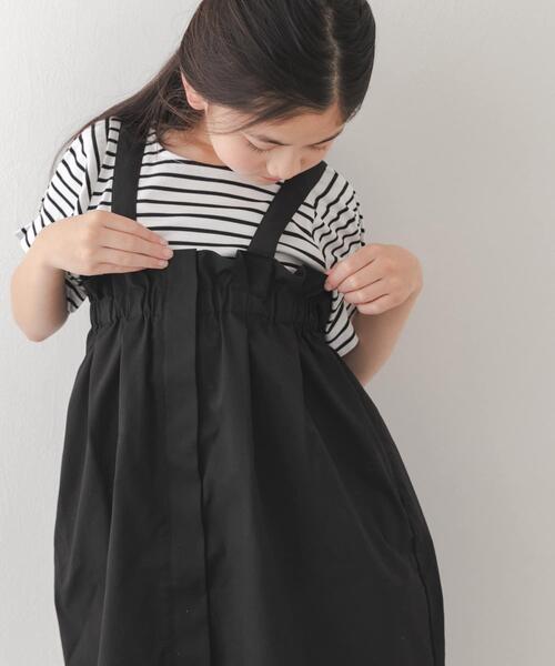 URBAN RESEARCH DOORS(アーバンリサーチドアーズ)の「『接触冷感/イージーケア』撥水ワークジャンパースカート(KIDS)(ワンピース・キッズ・ブラック/チャコールグレー・120/135/105)」の17枚目の写真