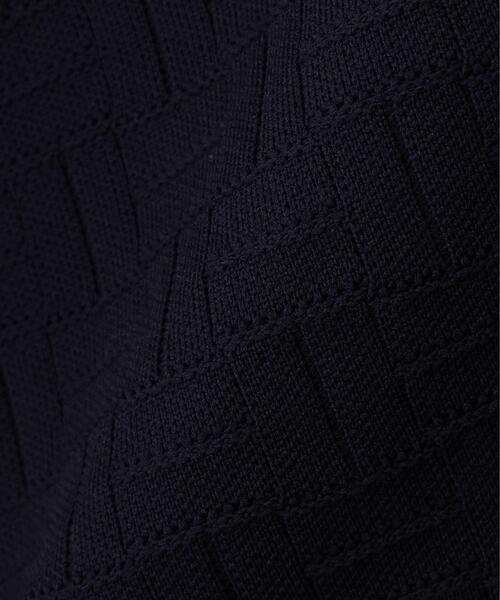 PEARLY GATES（パーリーゲイツ）の「【PGG】【直営店舗&公式オンライン限定】ポリエステルヤーンmmニットスカート (LADIES)（スカート・レディース・ネイビー・SMALL）」の3枚目の写真