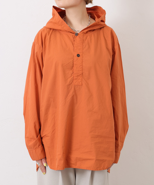 JOURNAL STANDARD LUXE（ジャーナルスタンダード　ラックス）の「【HTS】 COTTON HOODED PULL（シャツ/ブラウス・レディース・レンガ/サックスブルー/ブラック・48）」の15枚目の写真