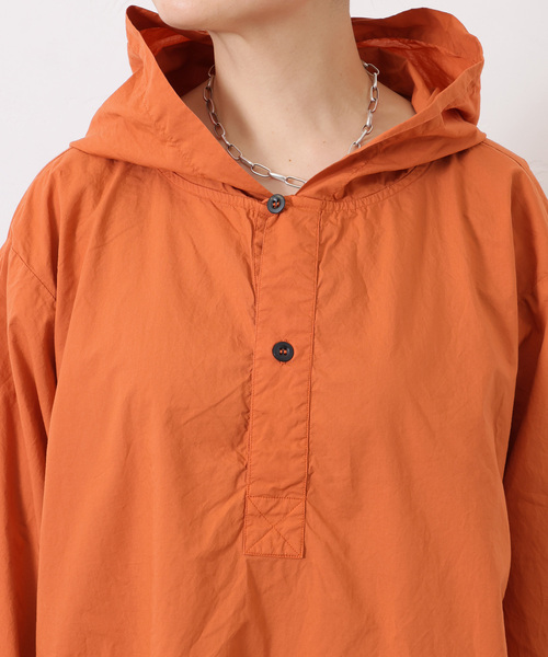 JOURNAL STANDARD LUXE（ジャーナルスタンダード　ラックス）の「【HTS】 COTTON HOODED PULL（シャツ/ブラウス・レディース・レンガ/サックスブルー/ブラック・48）」の18枚目の写真