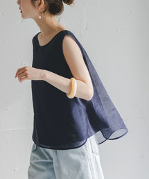 NOBLE エステルスラブバックタックブラウス Noble（ノーブル）の「エステルスラブバックタックブラウス◇（シャツ
